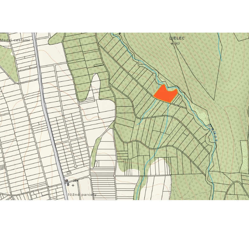 Na predaj rozsiahly pozemok v obci Zemplínske Hámre