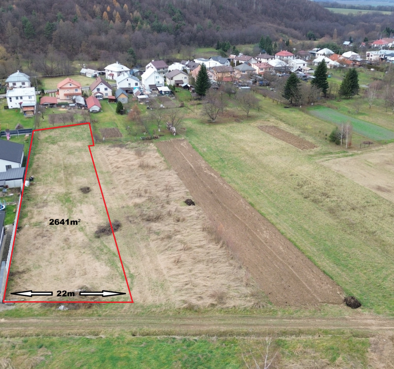NA PREDAJ STAVEBNÝ POZEMOK V POKOJNEJ LOKALITE ZEMPLÍN.HÁMRE
