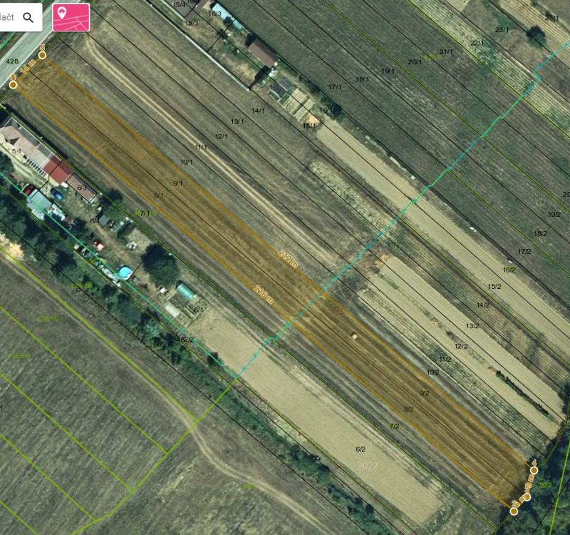 PREDAJ POZEMKOV (3.053 m2) v obci ZUBNÉ