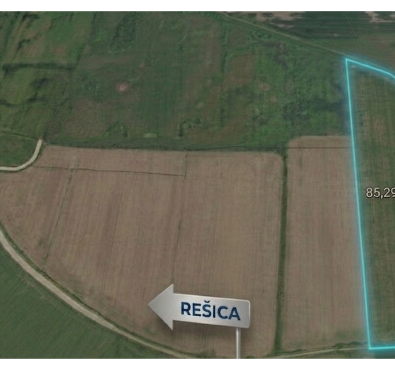 NA PREDAJ: Investičný pozemok 85 291 m² – Rešica, Košice-okolie