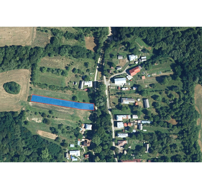 Na predaj pozemok aj na výstavbu v obci Vyšné Ladičkovce